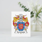 Carte Postale Coronado Family Crest (Debout devant)