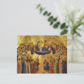 Carte Postale Coronation de la Vierge par Fra Angelico (Debout devant)
