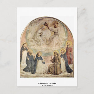Carte Postale Coronation De La Vierge Par Fra Angelico