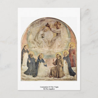 Carte Postale Coronation De La Vierge Par Fra Angelico
