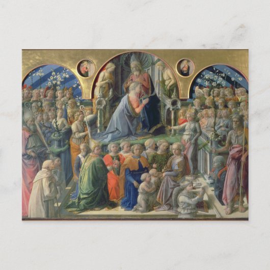 Carte Postale Coronation de la Virgin, 1441-7 (Devant)
