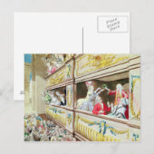 Carte Postale Coronation de Voltaire au Théâtre Français (Devant / Derrière)