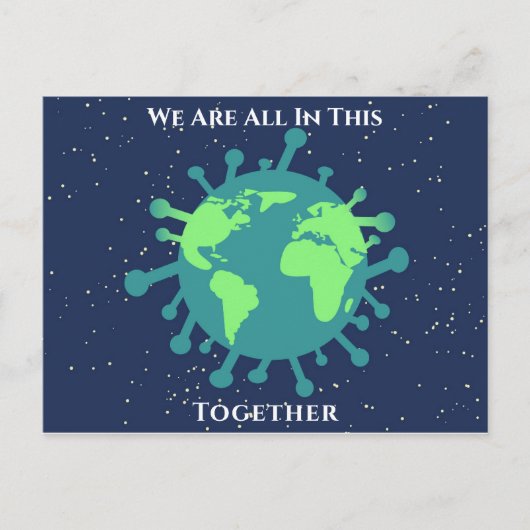 Carte Postale Coronavirus Couvre 19 Tout Dans Ce Ensemble (Devant)