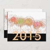 Carte postale corporative 2019 happy Holidays Cust (Devant / Derrière)