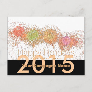 Carte postale corporative 2019 happy Holidays Cust