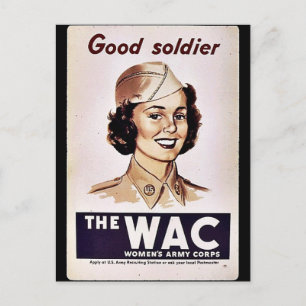 Carte Postale Corps d'armée Wac Womens