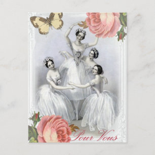 Carte Postale Corps de ballet