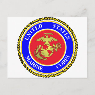 Carte Postale Corps des Marines des États-Unis
