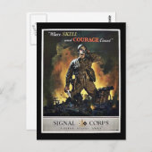 Carte Postale Corps des signaux (Devant / Derrière)