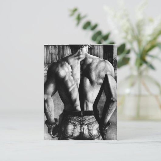 Carte postale Corps Masculin Bodybuilder Jean Serr (Debout devant)