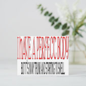 Carte Postale Corps parfait (Debout devant)