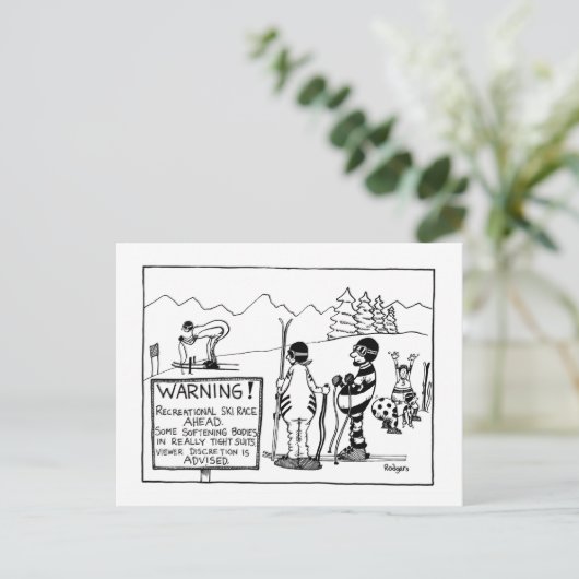 Carte Postale corps souple (Debout devant)