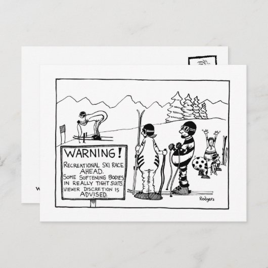 Carte Postale corps souple (Devant / Derrière)