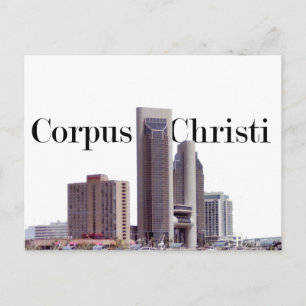 Carte Postale Corpus Christi Skyline avec Corpus Christi dans le
