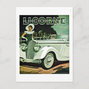 Carte Postale Corre-La Licorne - Publicité Vintage