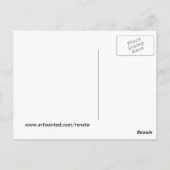 Carte Postale Correctif citrouille (Dos)