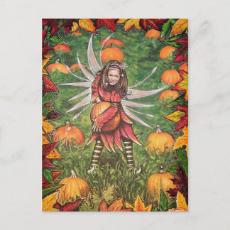 Carte Postale Correctif citrouille