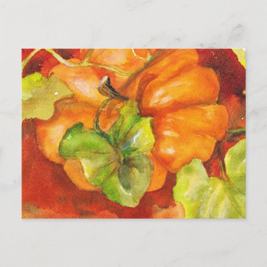 Carte Postale Correctif citrouille (Devant)