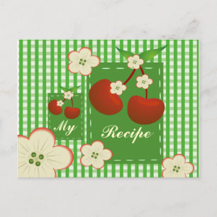 Carte Postale Correctif de ma recette de cerise