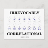 Carte Postale Correlationnel irrévocable (Statistiques de corrél (Devant)
