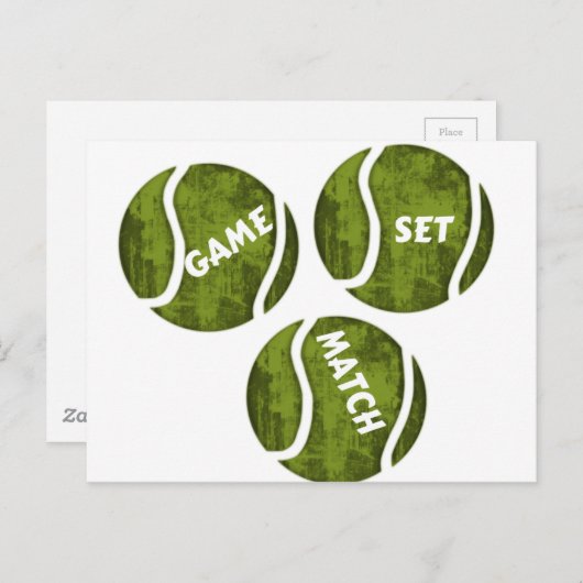 CARTE POSTALE CORRESPONDANCE DE JEU (Devant / Derrière)