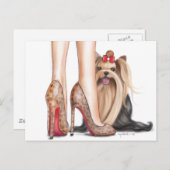 Carte Postale Correspondance parfaite (Devant / Derrière)