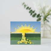 CARTE POSTALE CORRESPONDANCE SOLEIL (Debout devant)