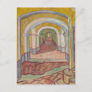 Carte Postale Corridor dans l'asile par Vincent Van Gogh