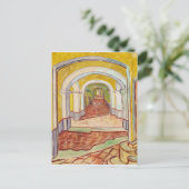 Carte Postale Corridor dans l'asile (par Vincent van Gogh) (Debout devant)