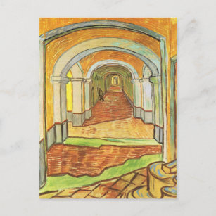 Carte Postale Corridor de Saint Paul Asile par Vincent van Gogh