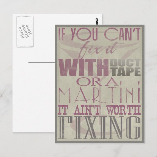 Carte Postale corriger (Devant / Derrière)