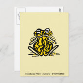 Carte Postale Corroboree FROG - Animaux australiens -Amphibiens (Devant / Derrière)