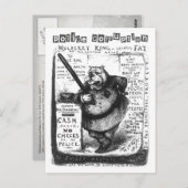 Carte Postale Corruption policière - Les protecteurs protègent-i (Devant / Derrière)