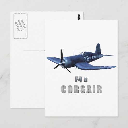 Carte Postale Corsair (Devant / Derrière)