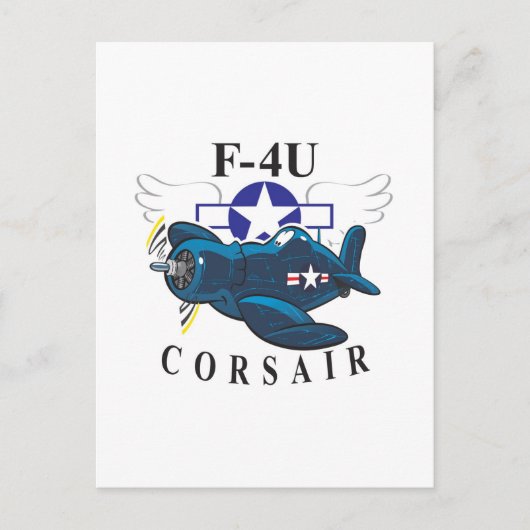 Carte Postale corsaire f4u (Devant)