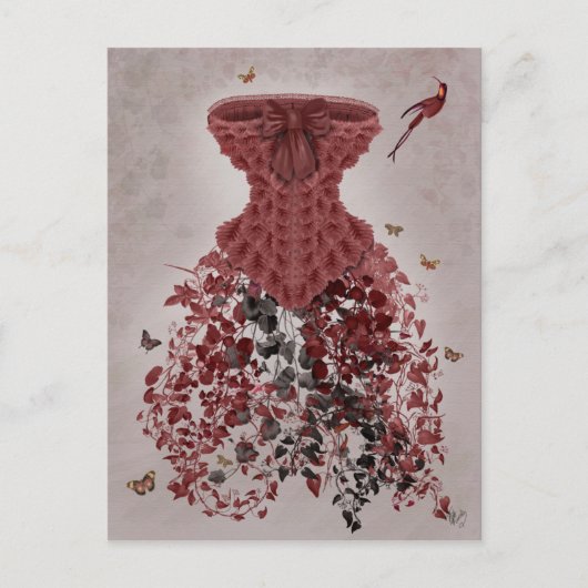 Carte Postale Corset de région boisée (Devant)