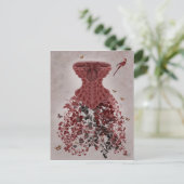 Carte Postale Corset de région boisée (Debout devant)