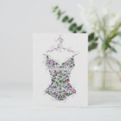 Carte Postale Corset sur cintre (Debout devant)