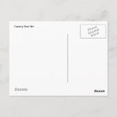 Carte Postale Corset sur cintre (Dos)