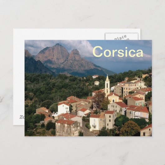 Carte Postale corsica (Devant / Derrière)