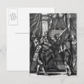 Carte Postale Cortes et Montezuma (Devant / Derrière)