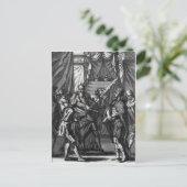 Carte Postale Cortes et Montezuma (Debout devant)