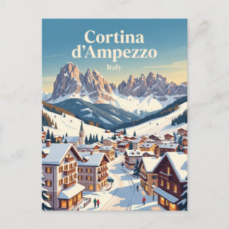 Carte Postale Cortina d'Ampezzo, Italie