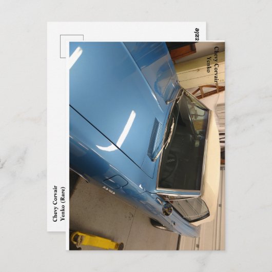 Carte postale Corvair Yenko (Devant / Derrière)