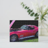 Carte Postale corvette (Debout devant)
