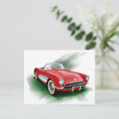 Carte postale Corvette (Debout devant)