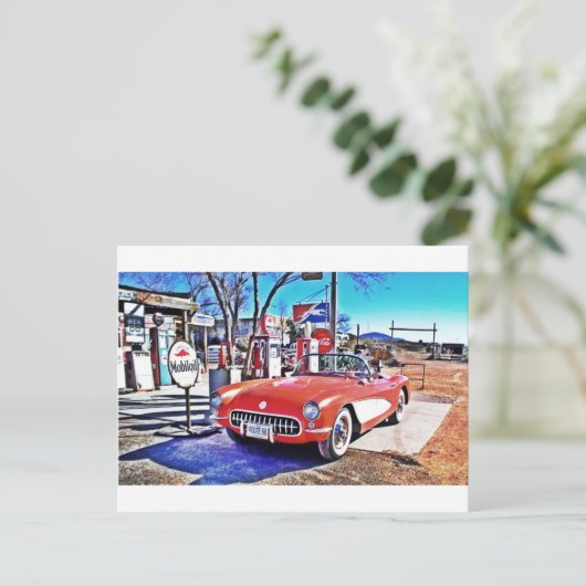 Carte Postale Corvette 66 (Debout devant)