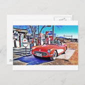 Carte Postale Corvette 66 (Devant / Derrière)