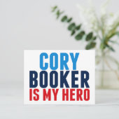 Carte Postale Cory Booker est mon héros (Debout devant)