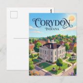 Carte Postale Corydon USA (Devant / Derrière)